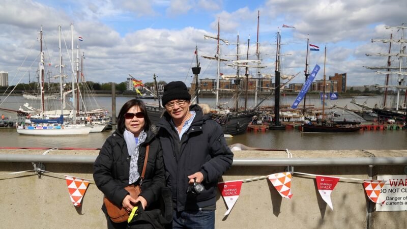 Hình ảnh lễ hội thuyền buồm năm 2017 trên sông Thames Luân Đôn (London) UK