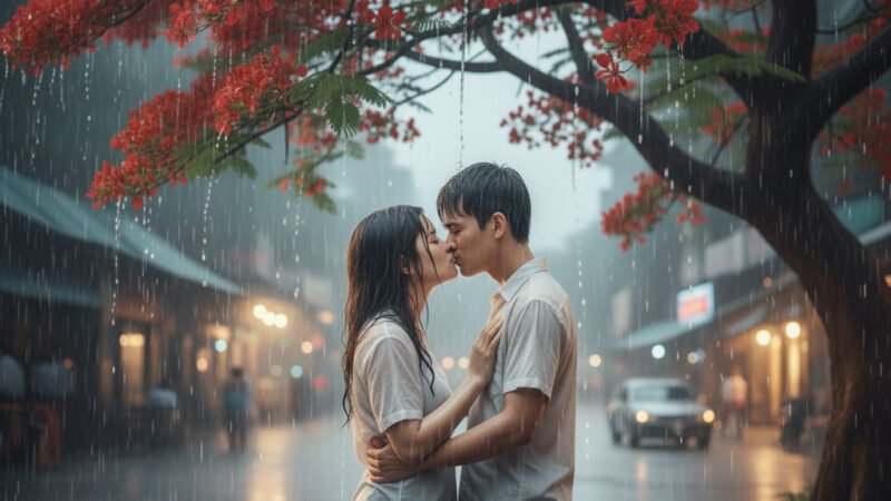 Phượng Vĩ trong mưa