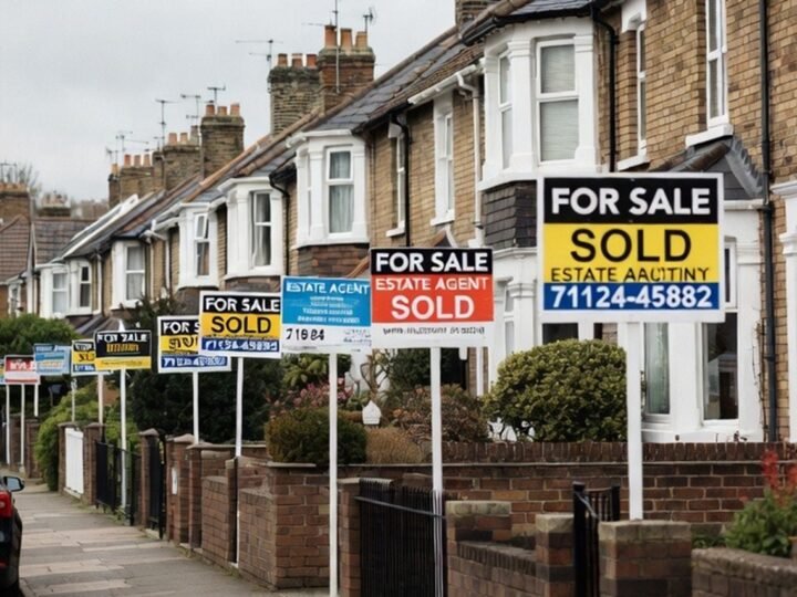 Đầu năm 2026: Thị trường địa ốc Anh ảm đạm, ít người xem và mua nhà