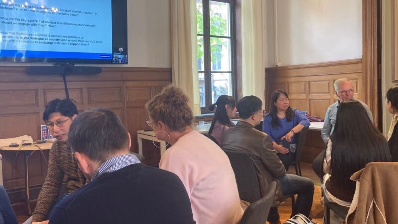A Vietnamese networking event for academics and PhD students in Leuven, Holland