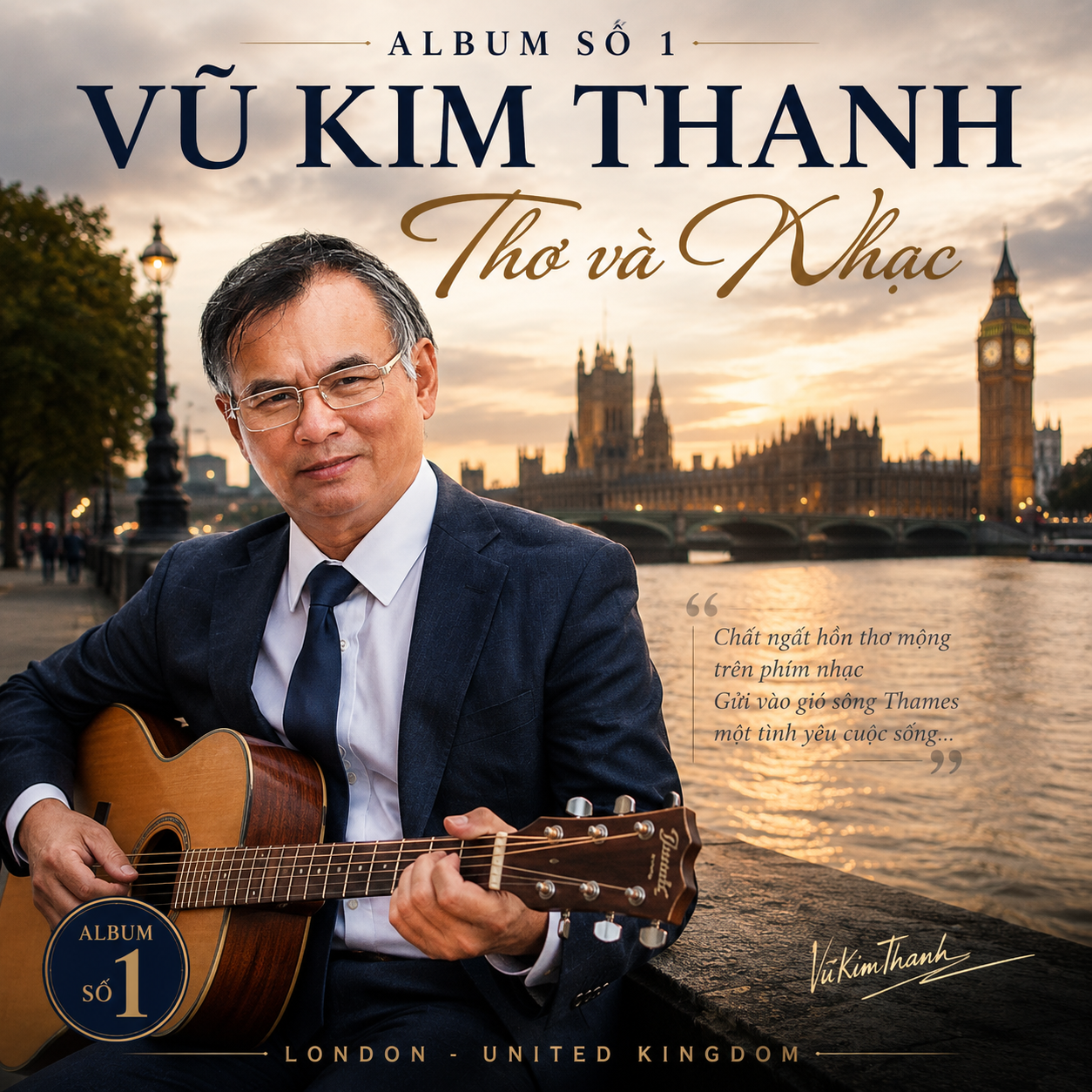 Vũ Kim Thanh Thơ và Nhạc, Album số 1.(Gồm 16 ca khúc phổ nhạc từ Thơ của Vũ Kim Thanh )