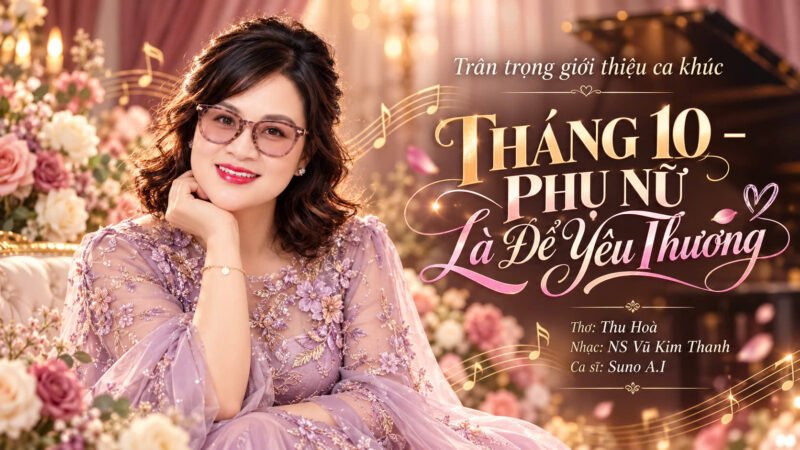Tháng mười – Phụ nữ là để yêu thương .